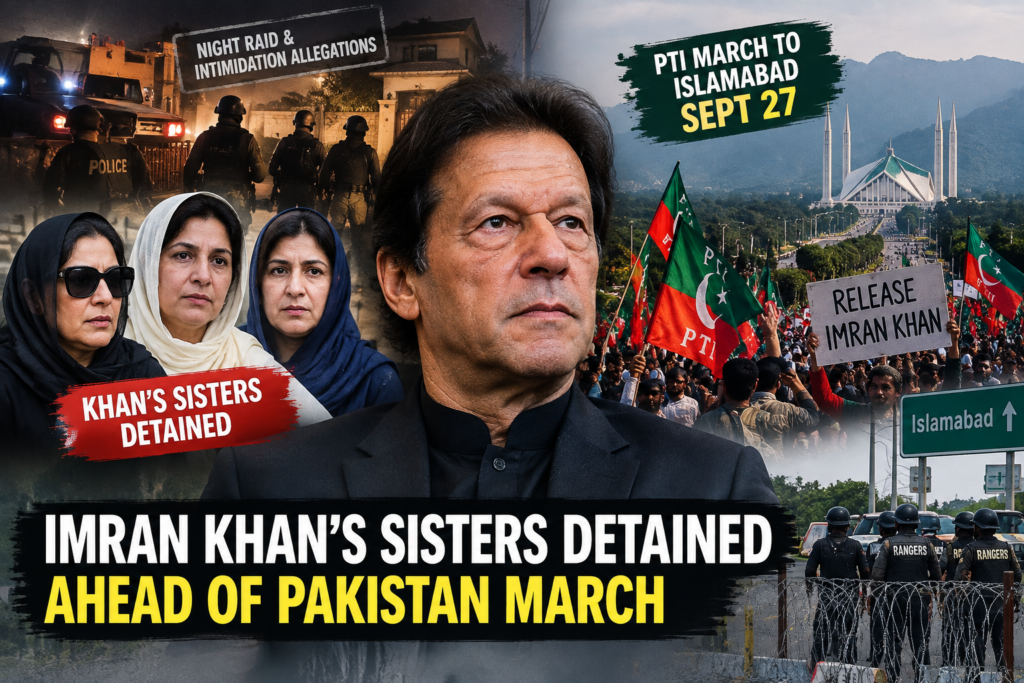 Imran Khan Sisters Detained Ahead of Pakistan March: What Happened?