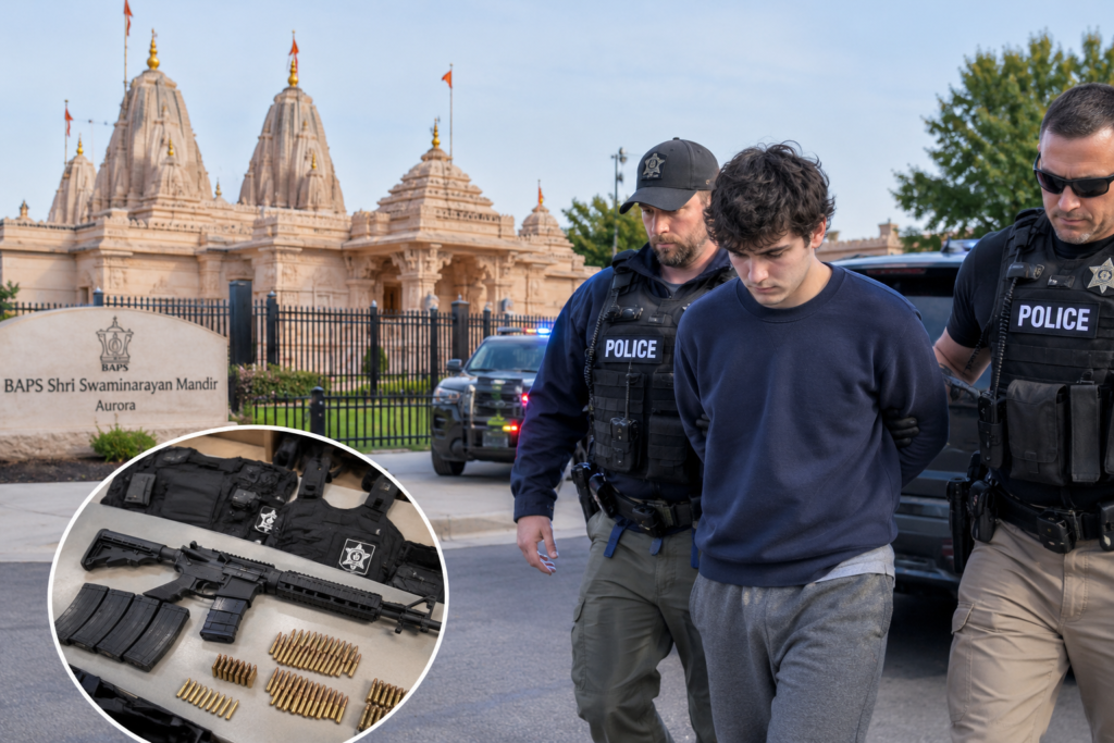 US Teen Arrested Over Alleged Hindu Temple Shooting Plot In Illinois