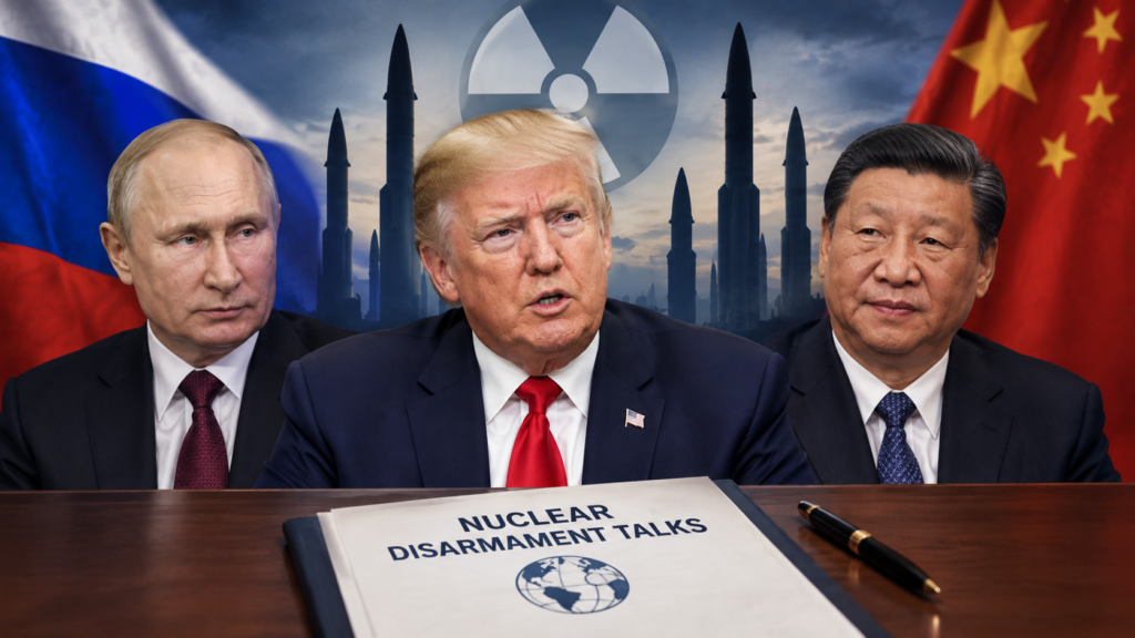 Trump Says US Is in Nuclear Disarmament Talks With Russia and China